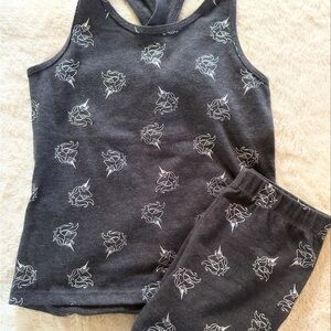 Jumping Beans Gray Unicorn Pajama Set